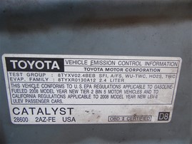 2008 Scion tC Baby Blue 2.4L MT #Z21594